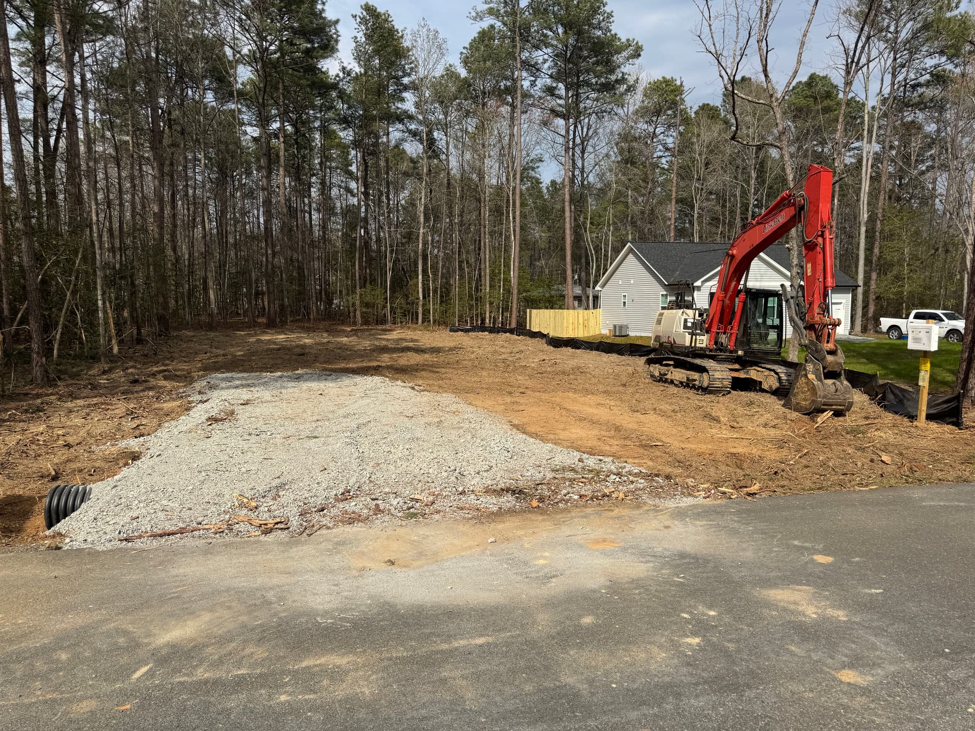 Gallery photos for Capece Land Solutions Completes Site Preparation for New Lot: Image #2